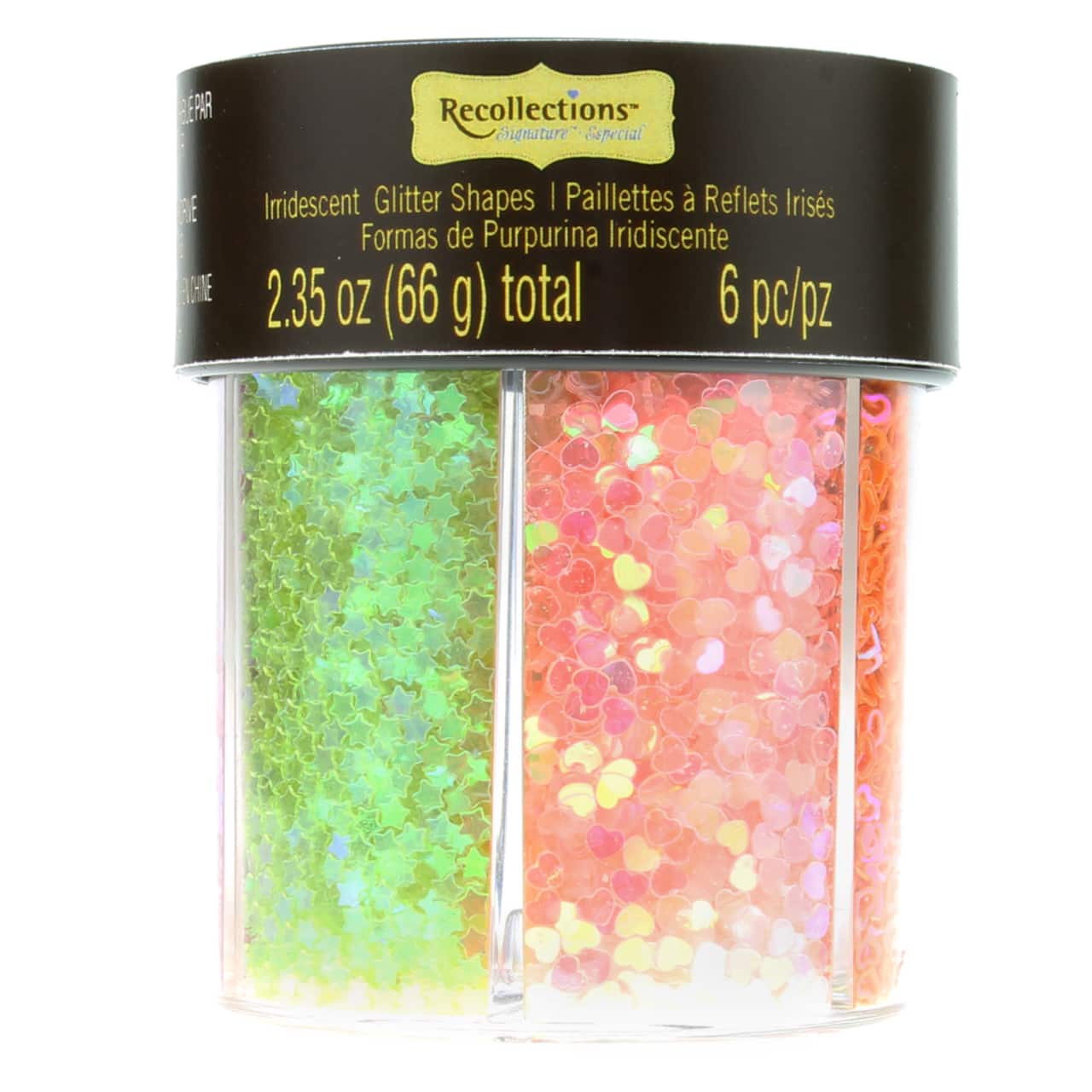 Signature Glitter Caddy, Iridescent Shapes By Recollections&#x2122;